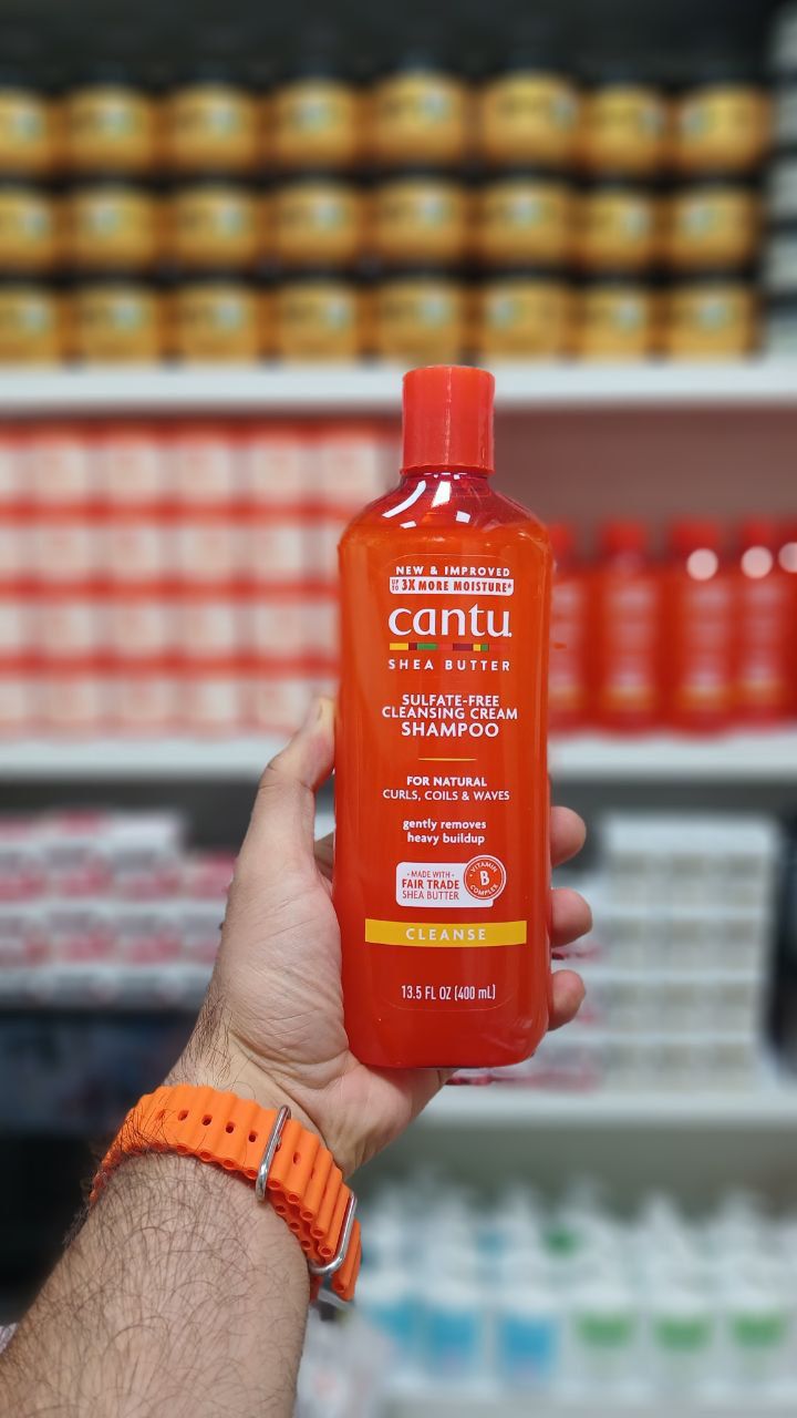 شامپو شی باتر بدون سولفات موهای فر و مجعد کنتو